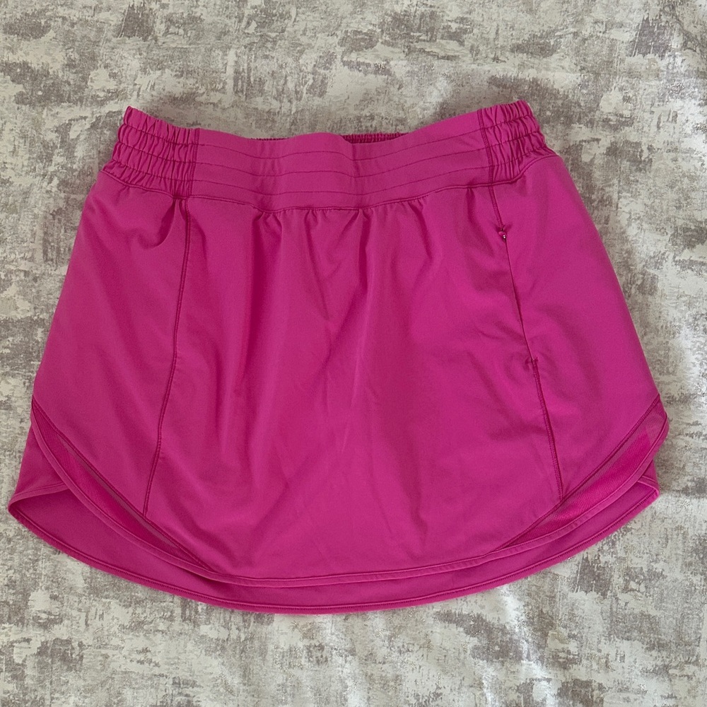 Lululemon Athletica Hotty Hot High Rise Athletic Skort Sonic Pink size 8